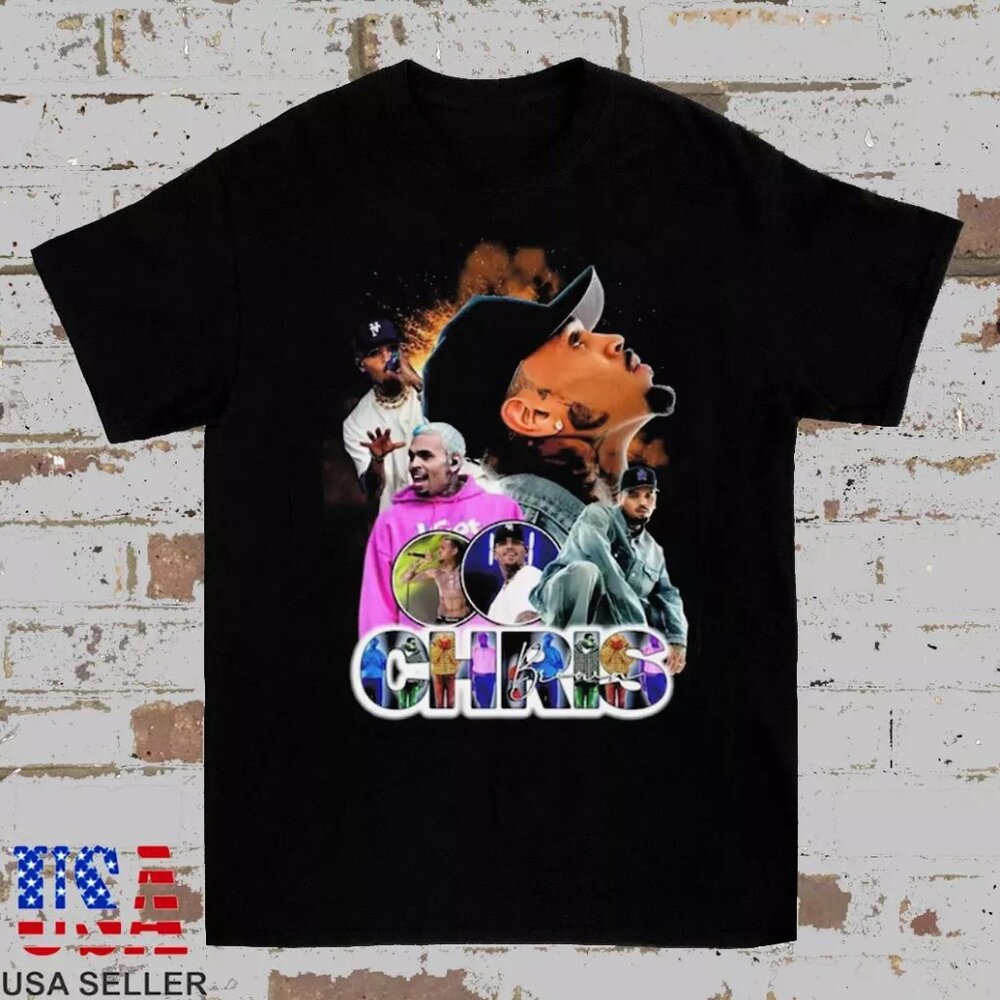 Chris Brown Rapper Unisex Hip Hop Graphics T-shirt